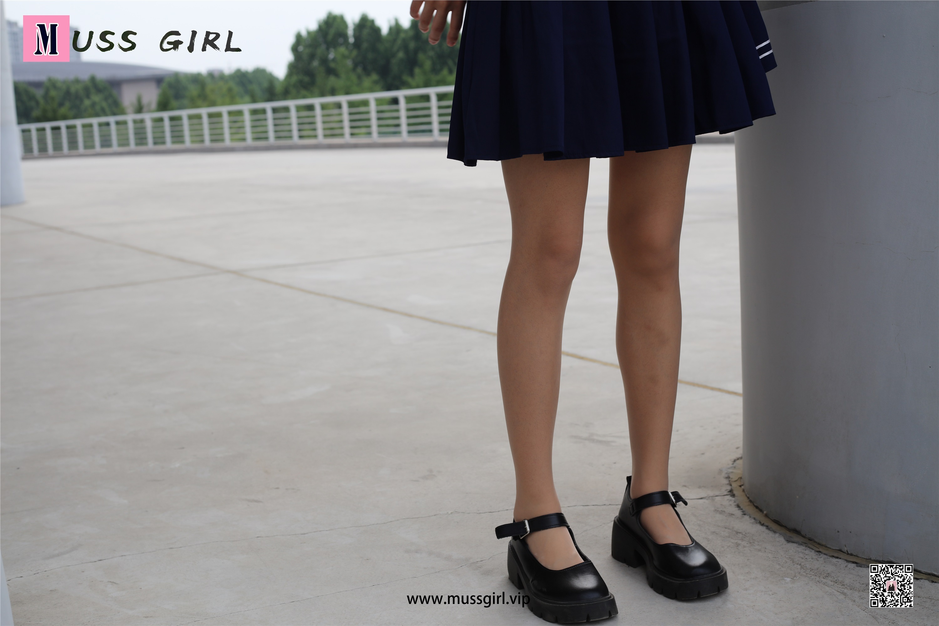 MussGirl慕丝女郎  NO.214 楼梯JK制服肉丝